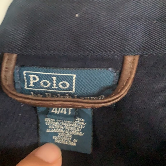 Navy polo 4T classic jacket - Picture 2 of 5